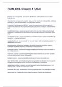 RMIN 4000&comma; Chapter 4 &lpar;UGA&rpar; Questions and Answers 100&percnt; Solved