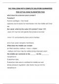 PAC FINAL EXAM WITH COMPLETE SOLUTIONS GUARANTEED  PASS ACTUAL EXAM GUARANTEED PASS 