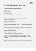 BEFO Take Home Test 3A 2024&sol;2025 verified Solution