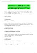 ATI PHARMACOLOGY 2023