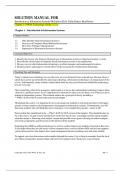 SOLUTION MANUAL FOR Introduction to Information Systems 9th Edition By R&period; Kelly Rainer&comma; Brad Prince Chapter 1-14 With Technology Guide &lpar;1 2 3&rpar;