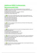 Additional HESI Fundamentals Recommended Sets &lpar;Latest 2024  - 2025 UPDATES STUDY&rpar; Exam Reviews  Questions and Verified Answers  100&percnt; Correct Grade A