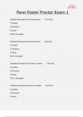 Penn Foster Proctor Exam 1 2024&sol;2025 verified Solution