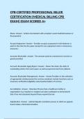 CPB-CERTIFIED PROFESSIONAL BILLER CERTIFICATION &lpar;MEDICAL BILLING CPB EXAM&rpar; EXAM SCORED A&plus;