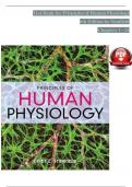 TEST BANK For Principles of Human Physiology&comma; 6th Edition by Stanfield&comma; Verified Chapters 1 - 24&comma; Complete Newest Version
