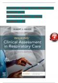 TEST BANK for Wilkins&rsquo; Clinical Assessment in Respiratory Care&comma; 9th Edition by Albert J&period; Heuer&comma; Verified Chapters 1 - 21&comma; Complete Newest Version
