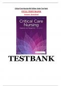 TEST BANK FOR PRIORITIES IN CRITICAL CARE NURSING&comma; 8TH EDITION