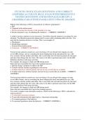 FIT BCBA MOCK EXAM QUESTIONS AND CORRECT  ANSWERS&vert; ACCURATE REAL EXAM WITH FREQUENTLY  TESTED QUESTIONS AND RATIONALE&vert;ALREADY A  GRADED&vert;GUARANTEED PASS&vert;LATEST UPDATE 2024&sol;2025&period;