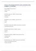 CDASA I EXAM QUESTIONS AND ANSWERS 100&percnt; CORRECT ANSWERS 