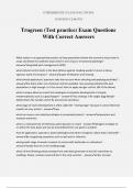 Trugreen &lpar;Test practice&rpar; Exam Questions With Correct Answers