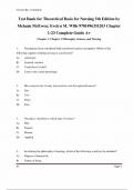 Test Bank For Theoretical Basis For Nursing 5th Edition By Melanie McEwen & Evelyn M&period; Wills &lpar;Chapter 1-20&rpar;