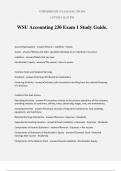 WSU Accounting 230 Exam 1 Study Guide&period;