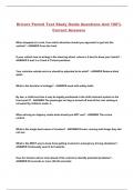 Drivers Permit Test Study Guide Questions And 100&percnt; Correct Answers