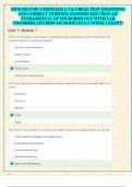 BIOS 242 UNIT 1 MODULES 1&comma; 2 & 3 REAL TEST QUESTIONS  AND CORRECT VERIFIED ANSWERS 2025 &sol; BIOS 242  FUNDAMENTAL OF MICROBIOLOGY WITH LAB  CHAMBERLAIN&sol; BIOS 242 MODULES 1-3 &lpar;WEEK 1 EDAPT&rpar;