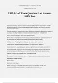 BCAT Bundled Exam Questions And Answers 100&percnt; Solved
