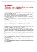 HUD Exam &ndash; Tenancy&vert; exam set questions and answers correct and verified A&plus;