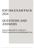 IOP1504 Exam pack 2024&lpar;Workforce Diversity&rpar;
