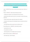 CHEST PHYSIOTHERAPY EXAM REVISION&period; ALL EXAM REVISION QUESTIONS AND CORRECT ANSWERS &lpar;ALREADY GRADED A&plus;&rpar; &lpar;2024 UPDATE&rpar; 100&percnt;