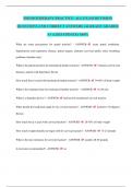 PHYSIOTHERAPY PRACTICE&period; ALL EXAM REVISION QUESTIONS AND CORRECT ANSWERS &lpar;40 PAGES&rpar; &lpar;ALREADY GRADED A&plus;&rpar; &lpar;2024 UPDATE&rpar; 100&percnt;
