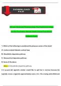 NR546 &sol; NR 546 Midterm Exam Advanced Pharmacology Psychopharmacology for the Psychiatric-Mental Health Nurse Practitioner&comma; Expected Questions with Verified Answers- Chamberlain &lpar;2024 &sol; 2025&rpar;