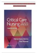 TEST BANK For Critical Care Nursing- A Holistic Approach&comma; 12th Edition by Morton Fontaine&comma; Verified Chapters 1 - 56&comma; Complete Newest Version