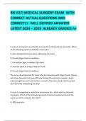 RN VATI MEDICAL SURGERY EXAM  WITH CORRECT ACTUAL QUESTIONS AND CORRECTLY  WELL DEFINED ANSWERS LATEST 2024 &ndash; 2025  ALREADY GRADED A&plus; 