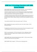 LENB Test 1 El-Jourbagy Questions with 100&percnt; Correct Answers