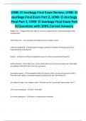LENB- El Jourbagy Final Exam Review&comma; LENB- El Jourbagy Final Exam Part 2&comma; LENB- El Jourbagy Final Part 3&comma; LENB- El Jourbagy Final Exam Part 4&vert;Questions with 100&percnt; Correct Answers