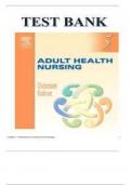 Christensen and Kockrow Adult Health Nursing 5th Edition Test Bank &vert;&vert; A&plus; GRADED &excl;&excl;&excl;