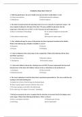 NURSING PRACTICE TEST IV  100 QUESTIONS AND ANSWERS 2024-2025 VERIFIED EXAM 