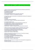 ISDS 3100 Quiz 1 with correct Answers &lpar;Graded A&rpar;