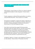 PMK EE E7 LEADERSHIP AND CHARACTER  EXAM 2024&sol;2025