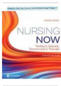 Test Bank for Nursing Now&colon; Today's Issues&comma; Tomorrow's Trends&comma; 8th Edition by Joseph Catalano &vert;Complete Study Guide A&plus;&period;