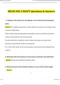 NR302 &sol; NR 302 Week 3 EDAPT &lpar;NEW Update 2024&sol;2025&rpar; with Questions and Verified Answers&vert; 100&percnt; Correct&vert; A&plus; Grade -Chamberlain