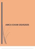 PACKAGE DEAL FOR THE AMCA EXAMS  &vert;GUARANTEED ACCURATE ANSWERS &vert;ALREADY PASSED