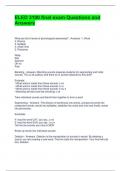 ELED 3100 final exam Questions and Answers