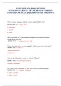 CMI EXAM 2024 &sol;100 QUESTIONS WITH 100&percnt; CORRECT DETAILED AND VERIFIED ANSWERS&sol;CMI EXAM 2024-2025&sol;NEWEST VERSION&excl;&excl;&excl;