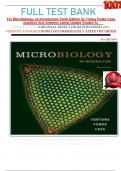 FULL TEST BANK For Microbiology&comma; an Introduction Tenth Edition by Tortua Funke Case Question And Answers Latest Update Graded A&plus;     