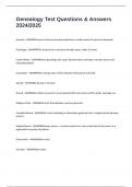Genealogy Test Questions & Answers 2024&sol;2025