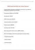 CHFM Study Guide With 100&percnt; Correct Answers