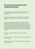 IPAC EXAM 2024&sol;25 QUESTIONS WITH COMPLETE SOLUTIONS&excl;&excl;
