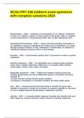 NCSU PRT 238 midterm exam questions with complete solutions 2024