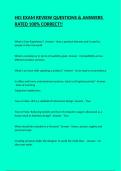 HCI EXAM REVIEW QUESTIONS & ANSWERS RATED 100&percnt; CORRECT&excl;&excl;