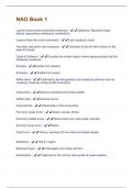 NAO Book 1 Questions And Answers Rated 100&percnt; Correct&excl;&excl;