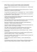  RPN FINAL EXAM QUESTIONS AND ANSWER