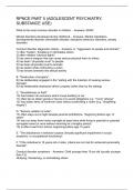 RPNCE PART 5 &lpar;ADOLESCENT PSYCHIATRY&comma; SUBSTANCE USE&rpar;