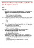 HESI Med-Surg RN Custom Exam &lpar;for Med Surg II Class&rpar; 150 NGN Q&As Included Scored A&plus;
