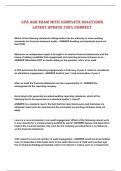 CPA AUD EXAM WITH COMPLETE SOLUTIONS LATEST UPDATE 100&percnt; CORRECT
