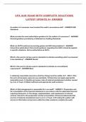 CPA AUD EXAM WITH COMPLETE SOLUTIONS LATEST UPDATE A&plus; GRADED