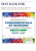 TEST BANK FOR&colon;  Fundamentals Of Nursing Theory Concepts And Applications 4th edition &colon; By Leslie S&period; Treas  &comma; Karen L&period; Barnett &comma; Mable H&period; Smith